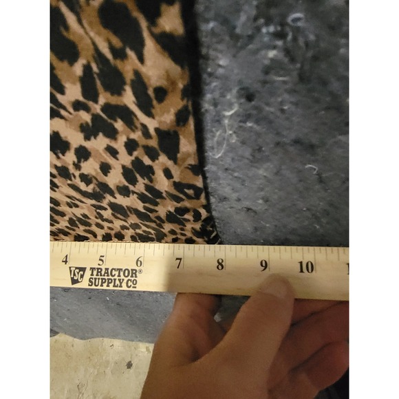 Terra‎ & Sky Core Straight Leg Demin Leopard Size 18W High Rise - Picture 7 of 10